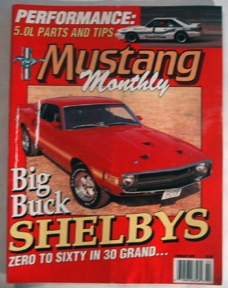 MUSTANG MONTHLY 1989 FEB - BOSSES, K-CODE & SHELBYS